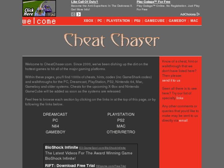 www.cheatchaser.com