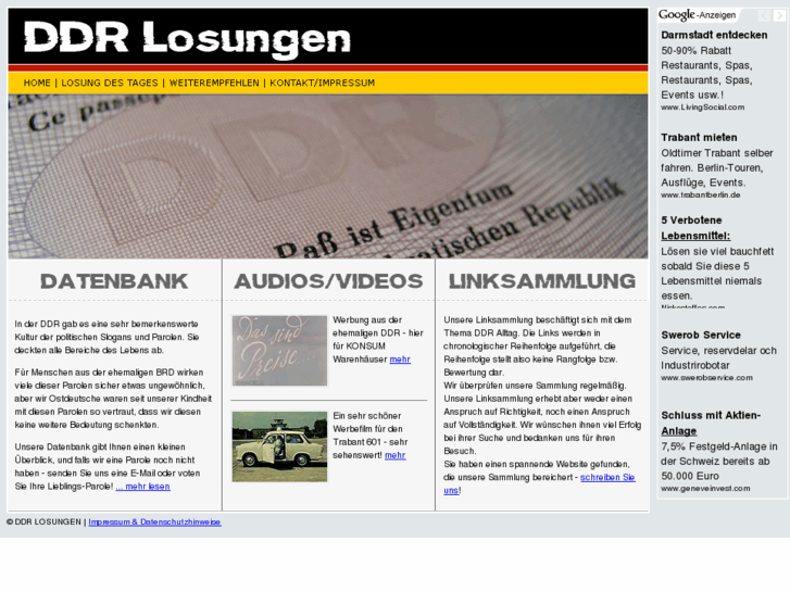 www.ddr-losungen.de