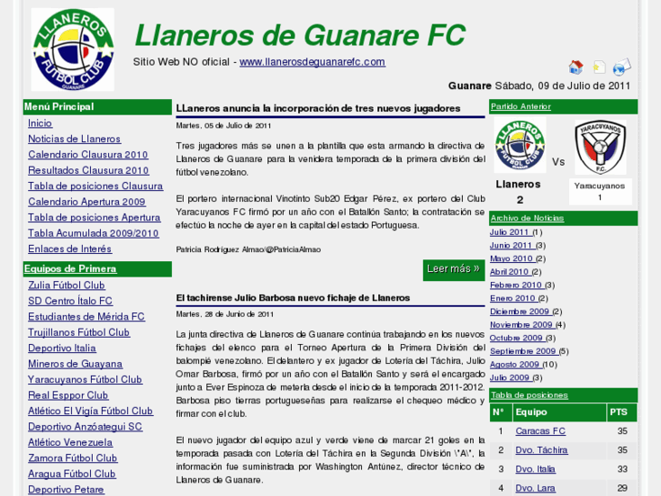 www.llanerosdeguanarefc.com