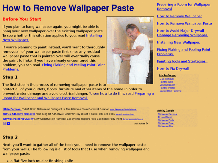 www.removewallpaperpaste.com