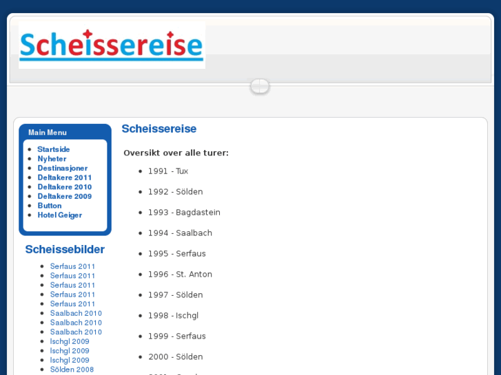 www.scheissereise.com