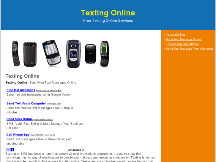 www.textingonline.org