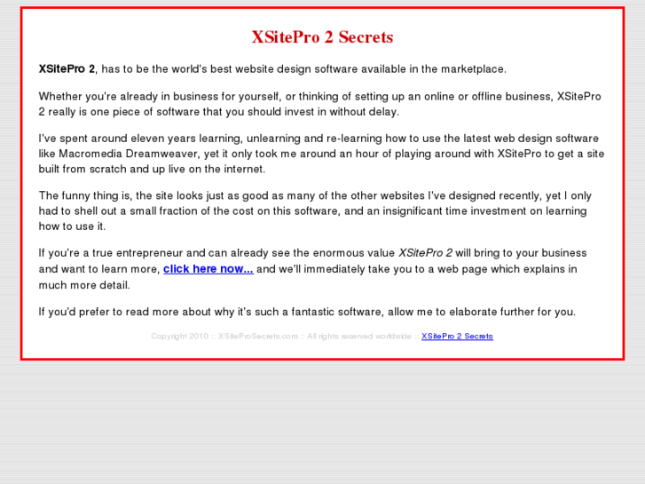 www.xsiteprosecrets.com