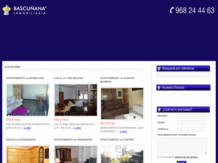 www.bascunanainmobiliaria.com