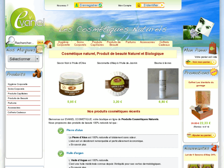 www.evanel-cosmetique.com