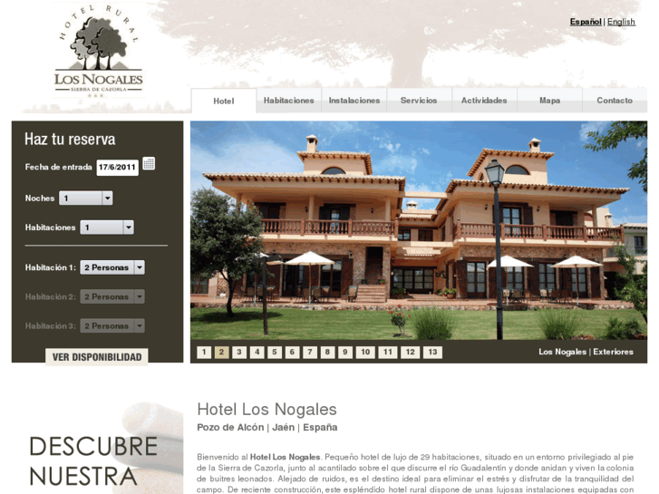 www.hotelrurallosnogales.com