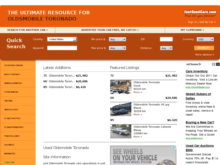 www.justtoronadocars.com