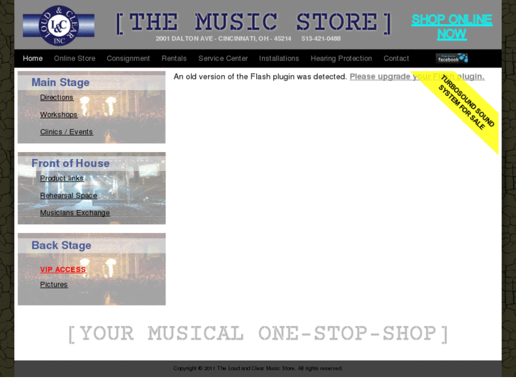 www.loudandclearmusicstore.com