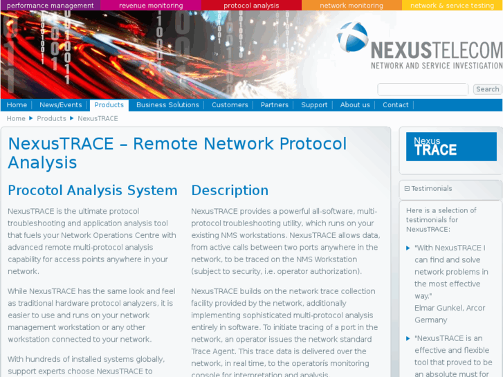 www.nexustrace.com