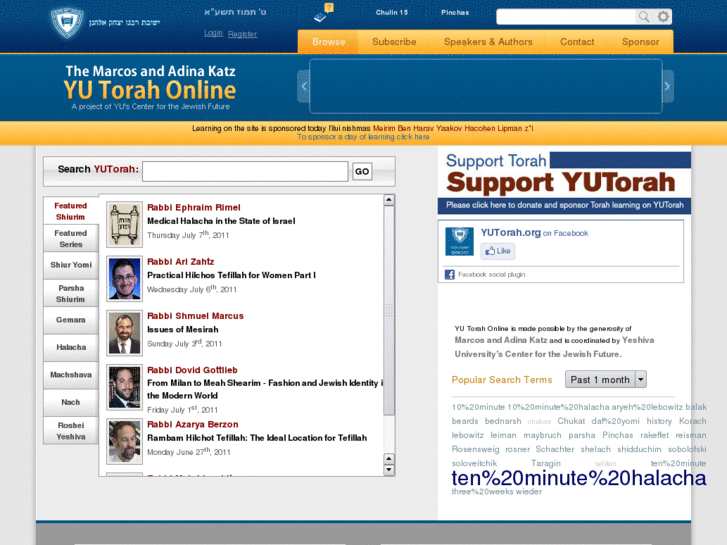 www.yutorah.com