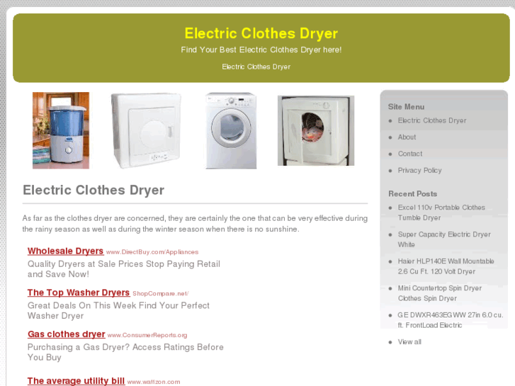 www.electric-clothes-dryer.org