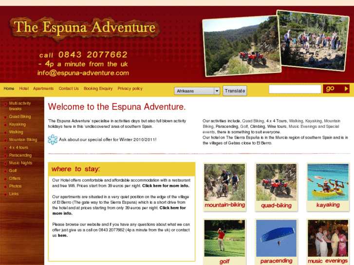 www.espuna-adventure.com