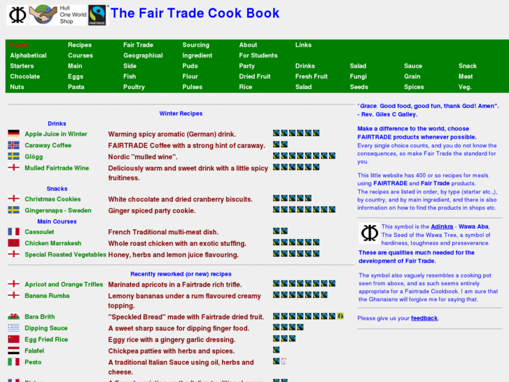 www.fairtradecookbook.org