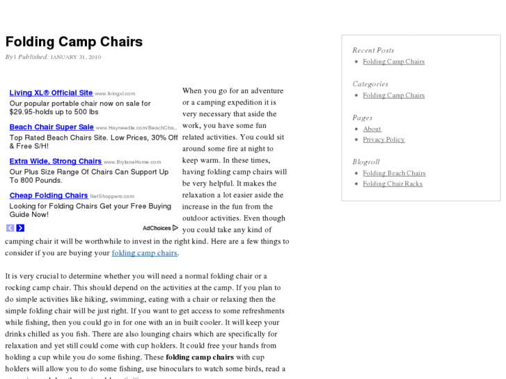 www.foldingcampchairs.net