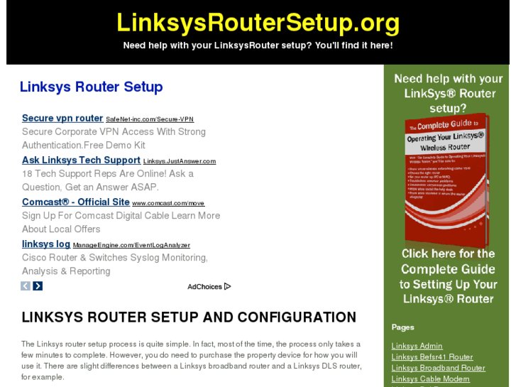 www.linksysroutersetup.org