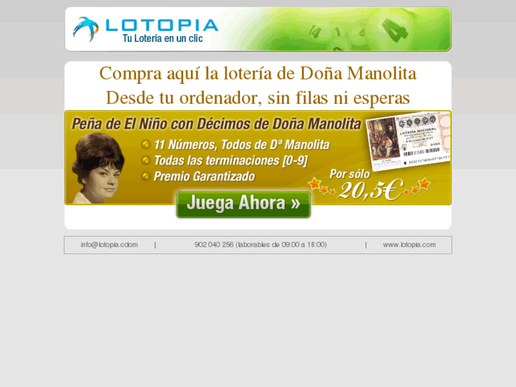 www.loteriadonamanolita.com