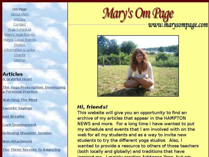 www.marysompage.com