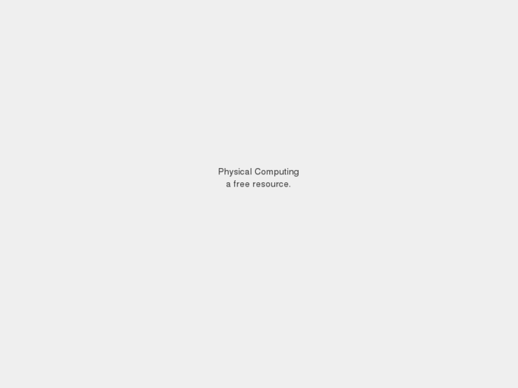www.physicalcomputing.net