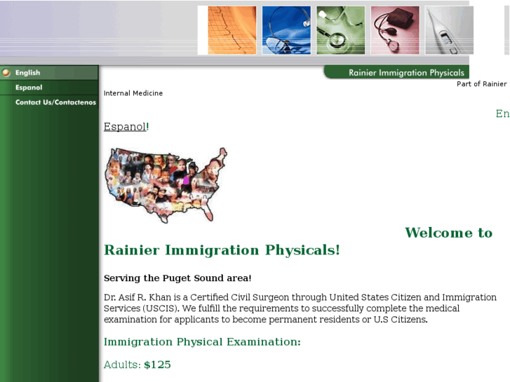 www.rainierimmigrationphysicals.com