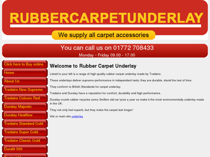 www.rubbercarpetunderlay.co.uk