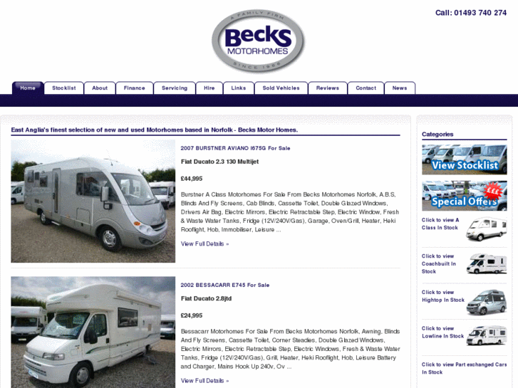 www.becksmotorcaravans.com