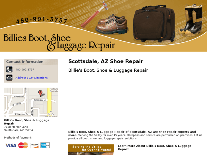 www.billiesbootshoeluggagerepair.com