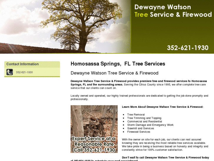 www.dewaynewatsontreeservice.com