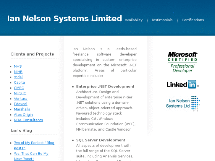 www.iannelsonsystems.com