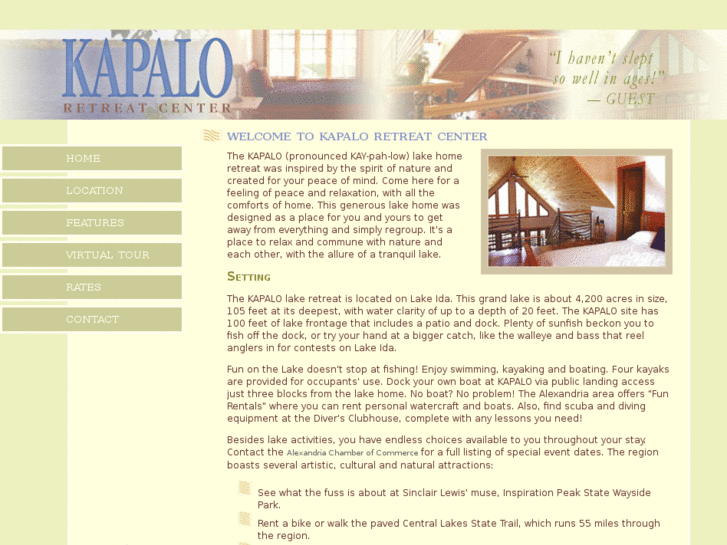 www.kapalovacationlakehome.com