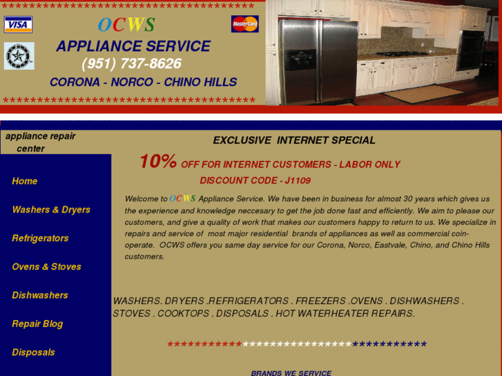 www.ocwsapplianceservice.com