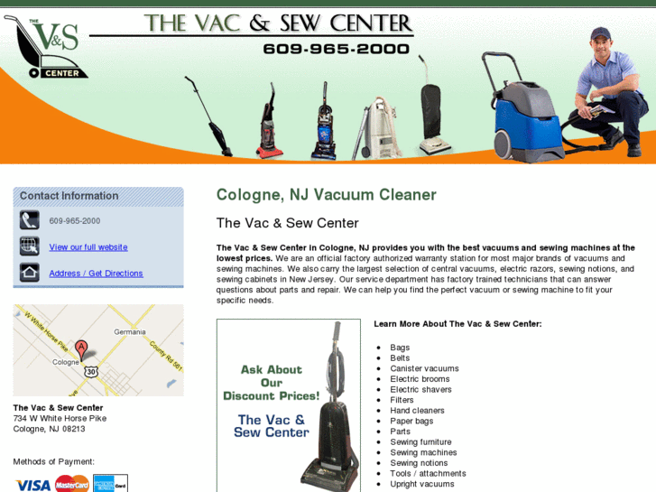 www.thevacandsewcenternj.com