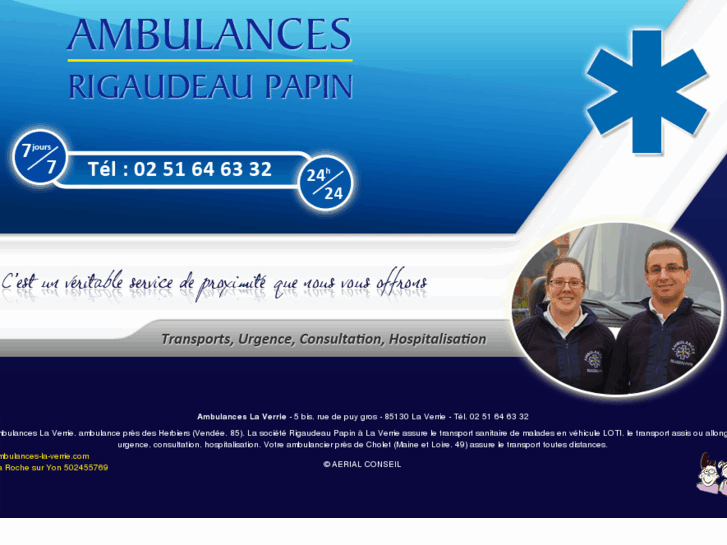 www.ambulances-la-verrie.com