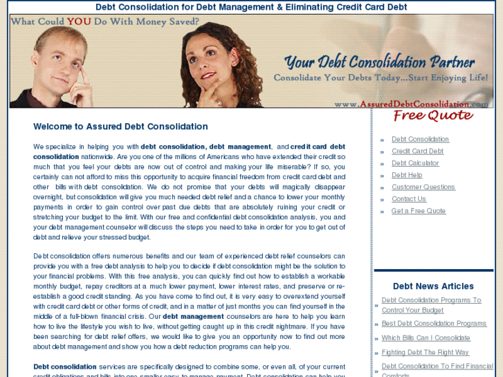 www.assureddebtconsolidation.com