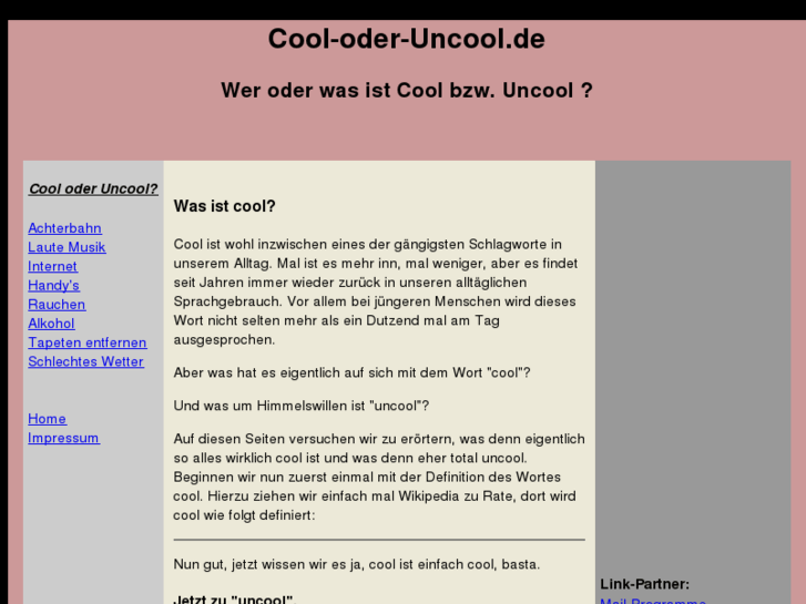 www.cool-oder-uncool.de