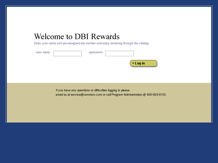 www.dbirewards.com