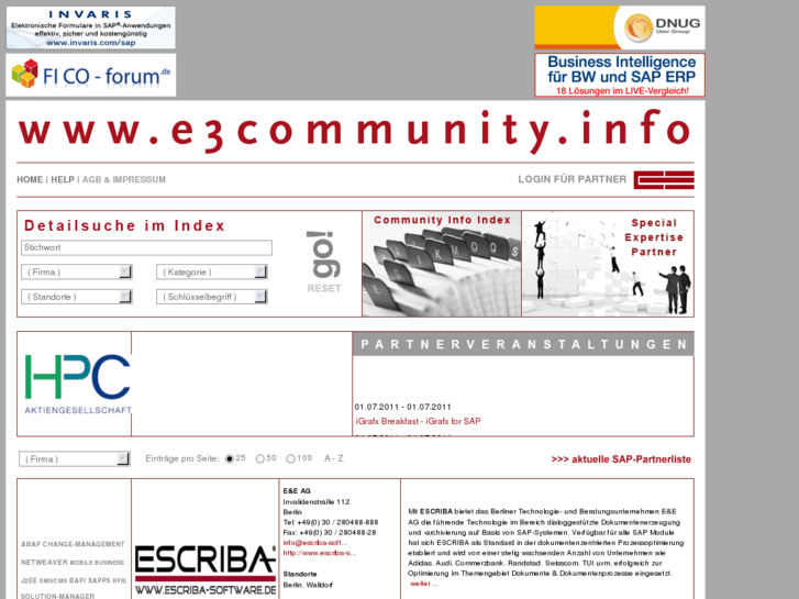 www.e3community.biz
