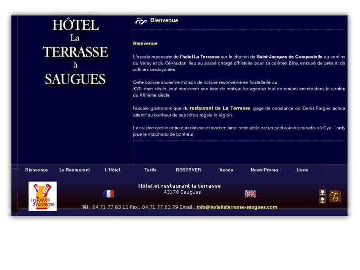 www.hotellaterrasse-saugues.com