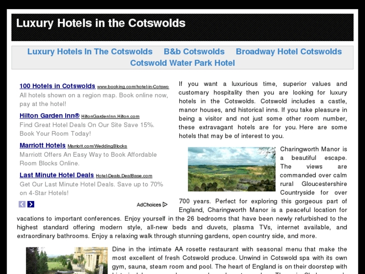 www.hotelsinthecotswolds.net