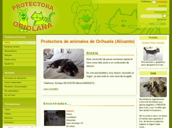 www.protectoraoriolana.org