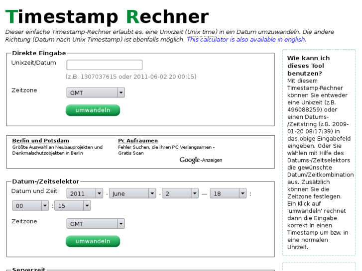 www.timestamp-rechner.de