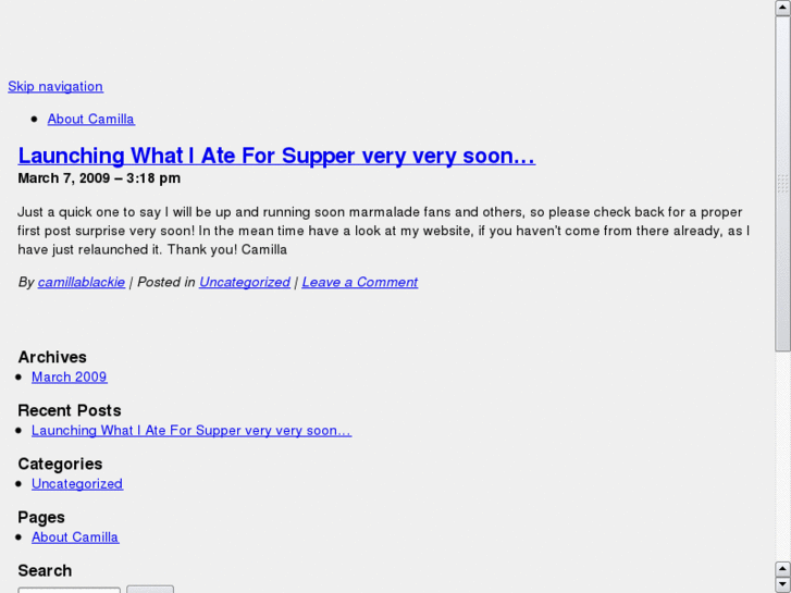 www.whatiateforsupper.com