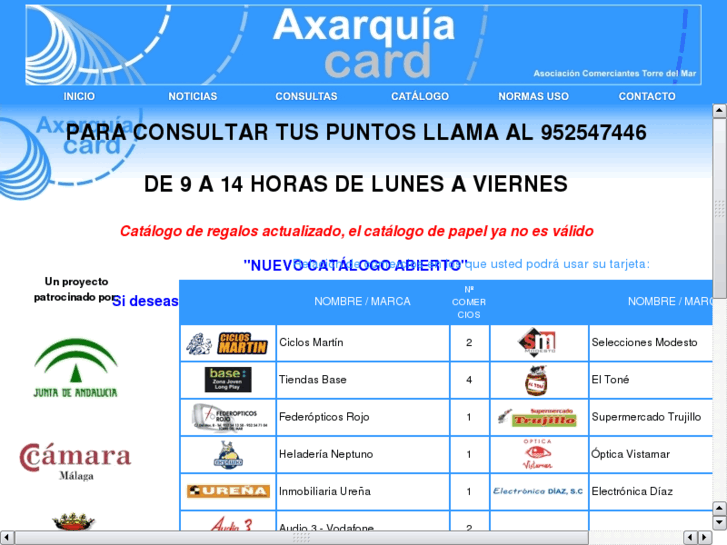 www.axarquiacard.es