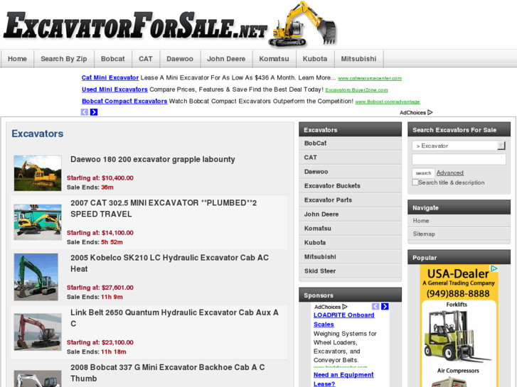 www.excavatorforsale.net