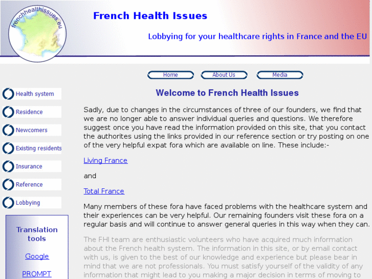 www.frenchhealthissues.eu