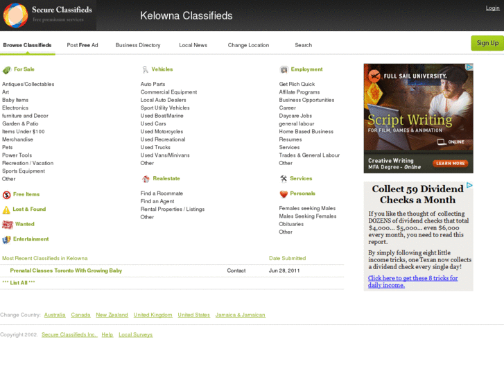 www.kelownaclassifieds.biz