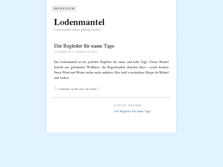 www.lodenmantel.net