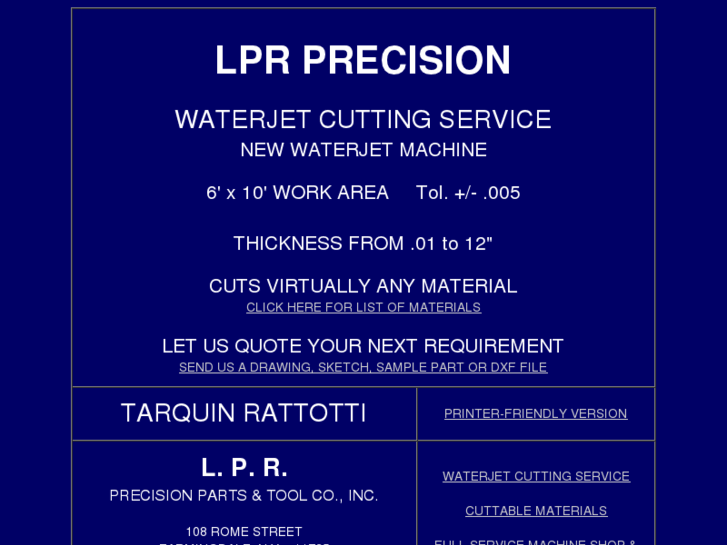 www.lprprecision.com