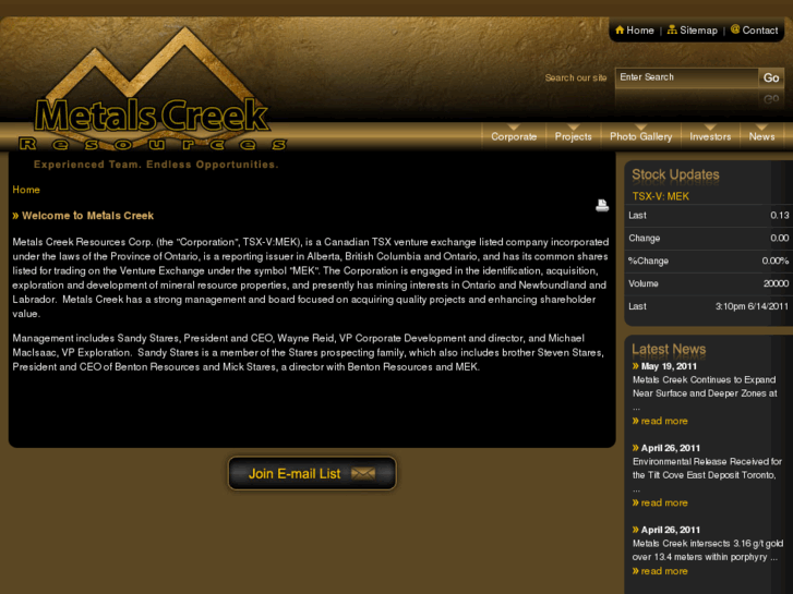 www.metalscreek.com