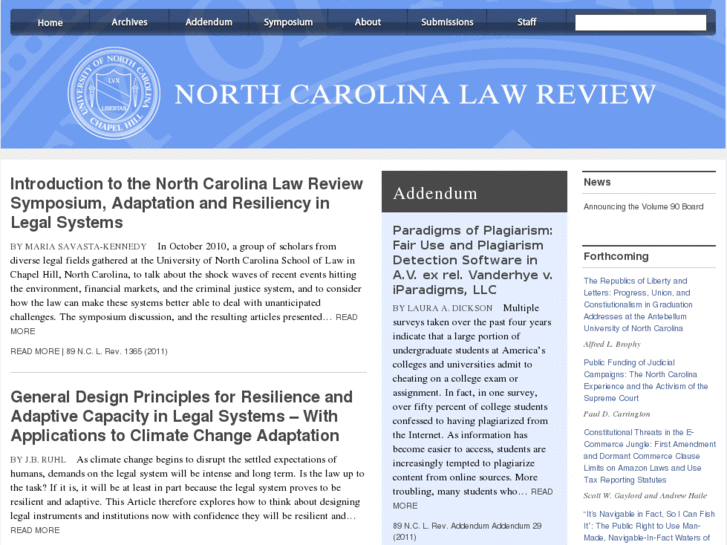 www.nclawreview.org