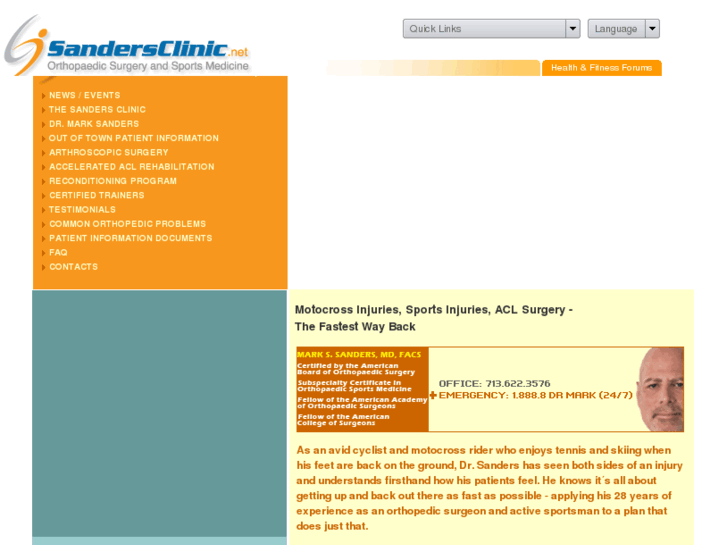 www.sandersclinic.net